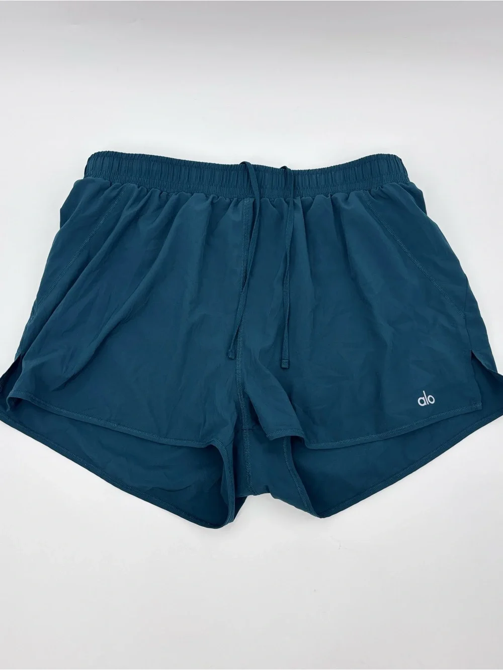 ALO Yoga Women's Deep Teal Athletic Shorts